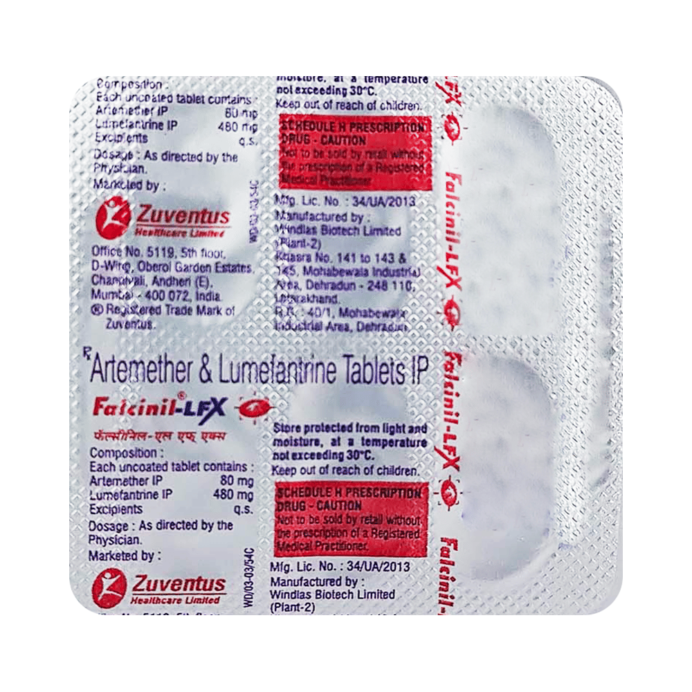 Falcinil Lfx 80 mg/480 mg Tablet