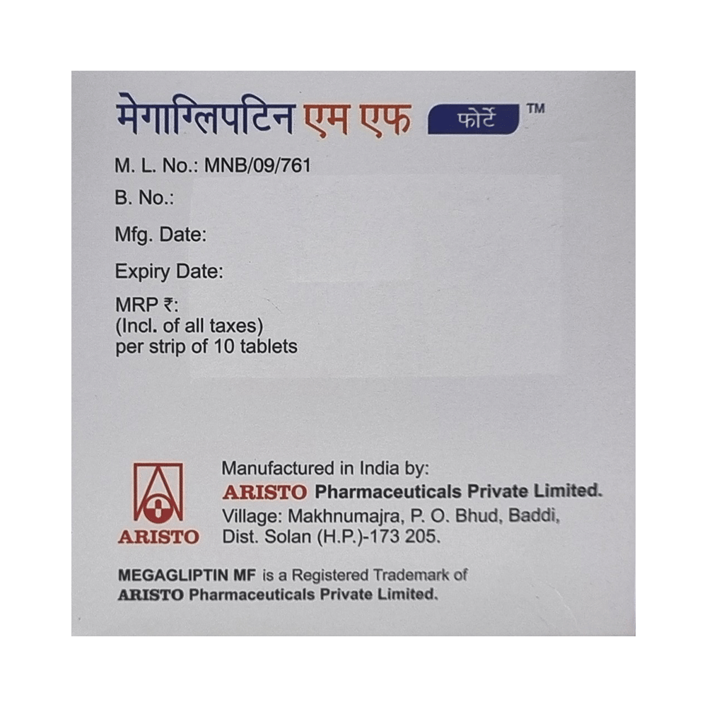 Megagliptin MF Forte Tablet PR