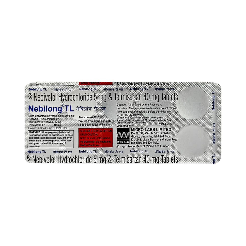 Nebilong TL 5mg/40mg Tablet