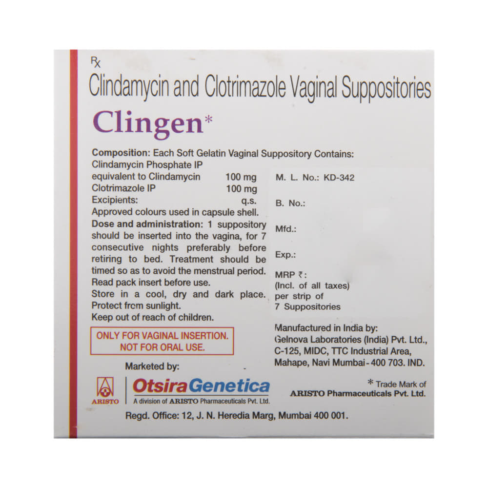 Clingen Vaginal Suppository