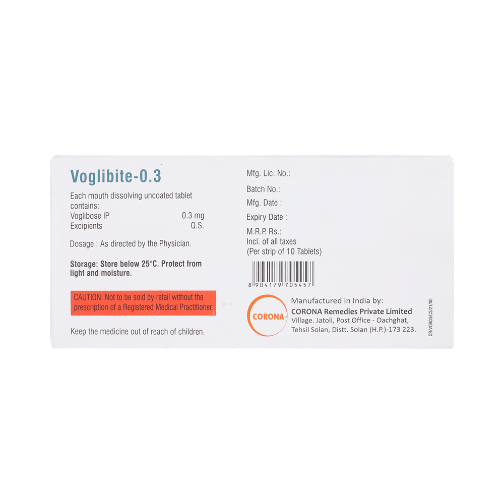 Voglibite 0.3 Tablet MD