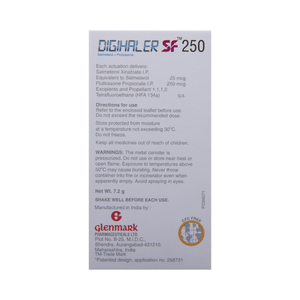 Digihaler SF 250 Inhaler
