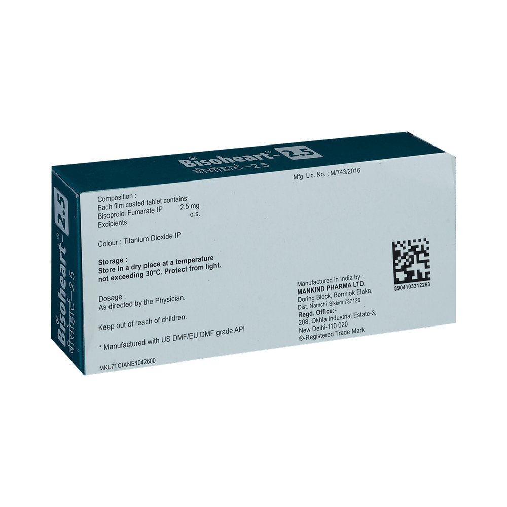 Bisoheart 2.5 Tablet