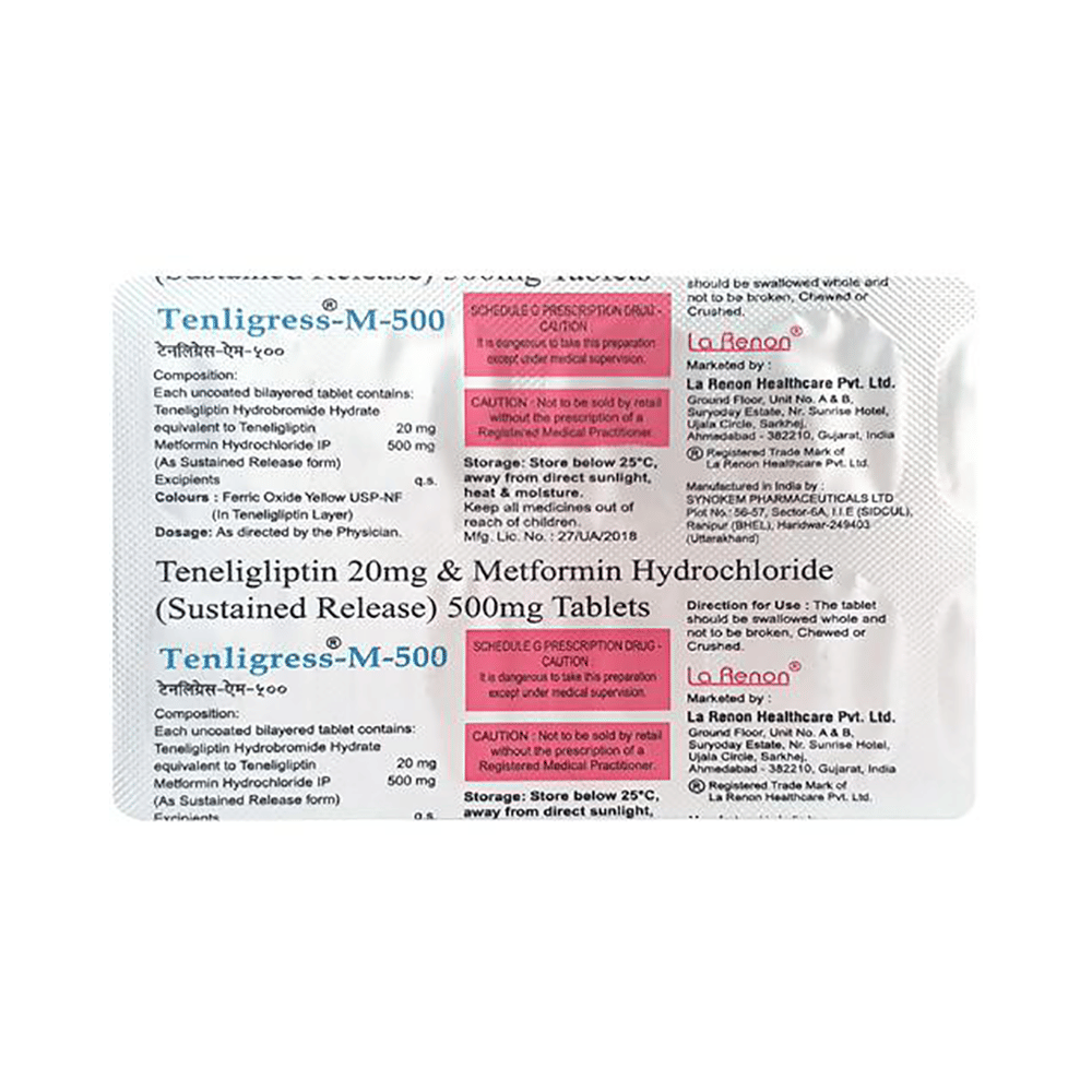 Tenligress-M 500 Tablet SR