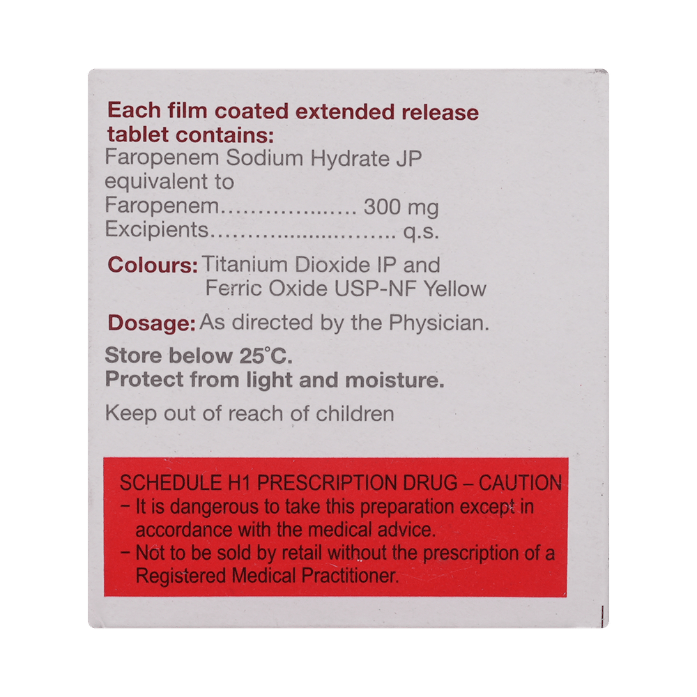 Farobact 300mg Tablet ER