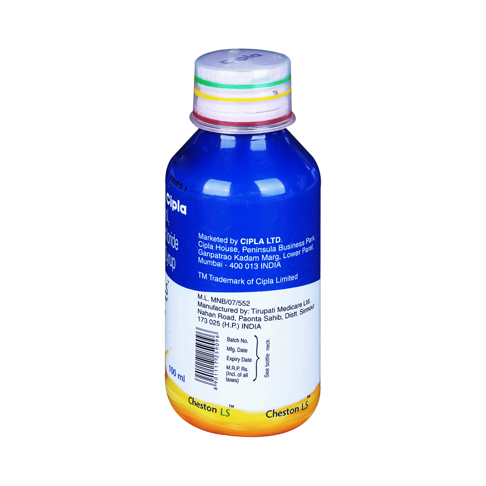 Cheston LS Syrup Sugar Free