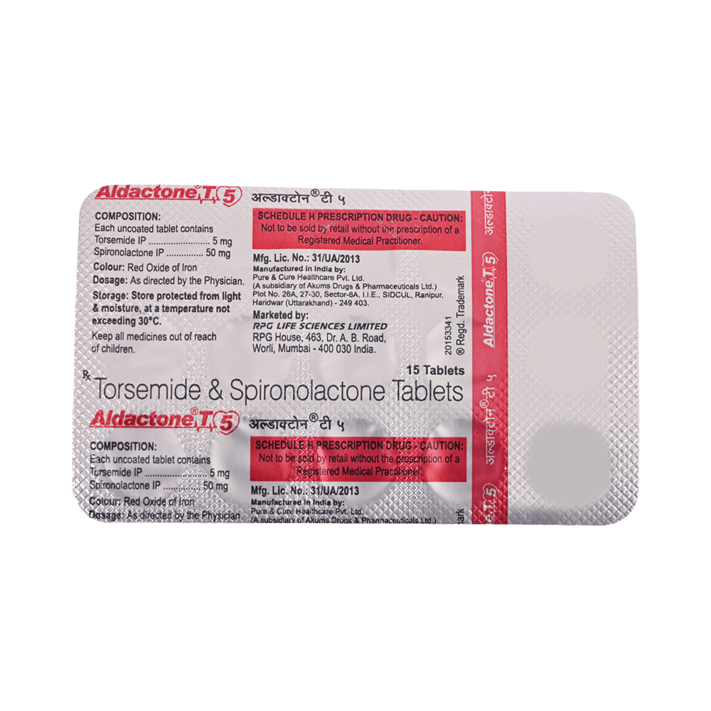 aldactone T 5 Tablet