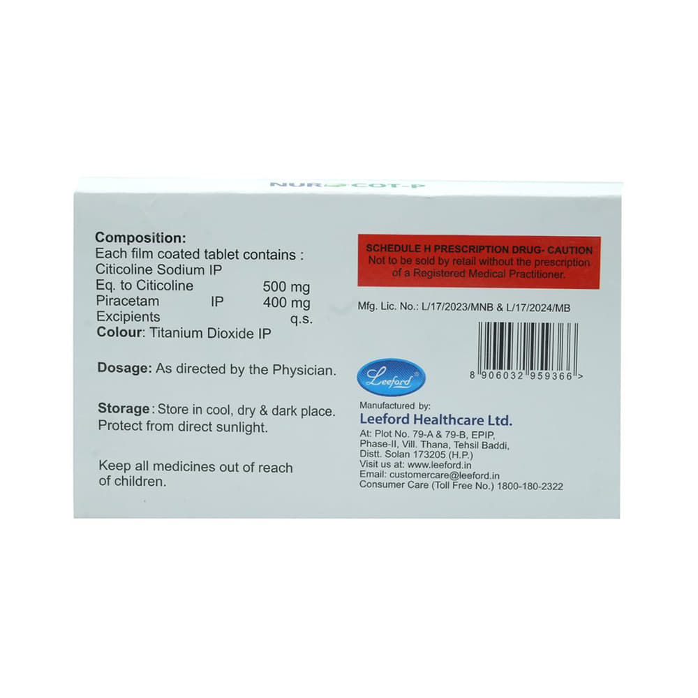 Nurocot P 500mg/400mg Tablet