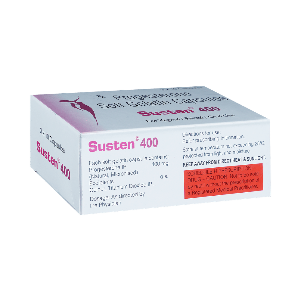 SustEN 400 Soft Gelatin Capsule