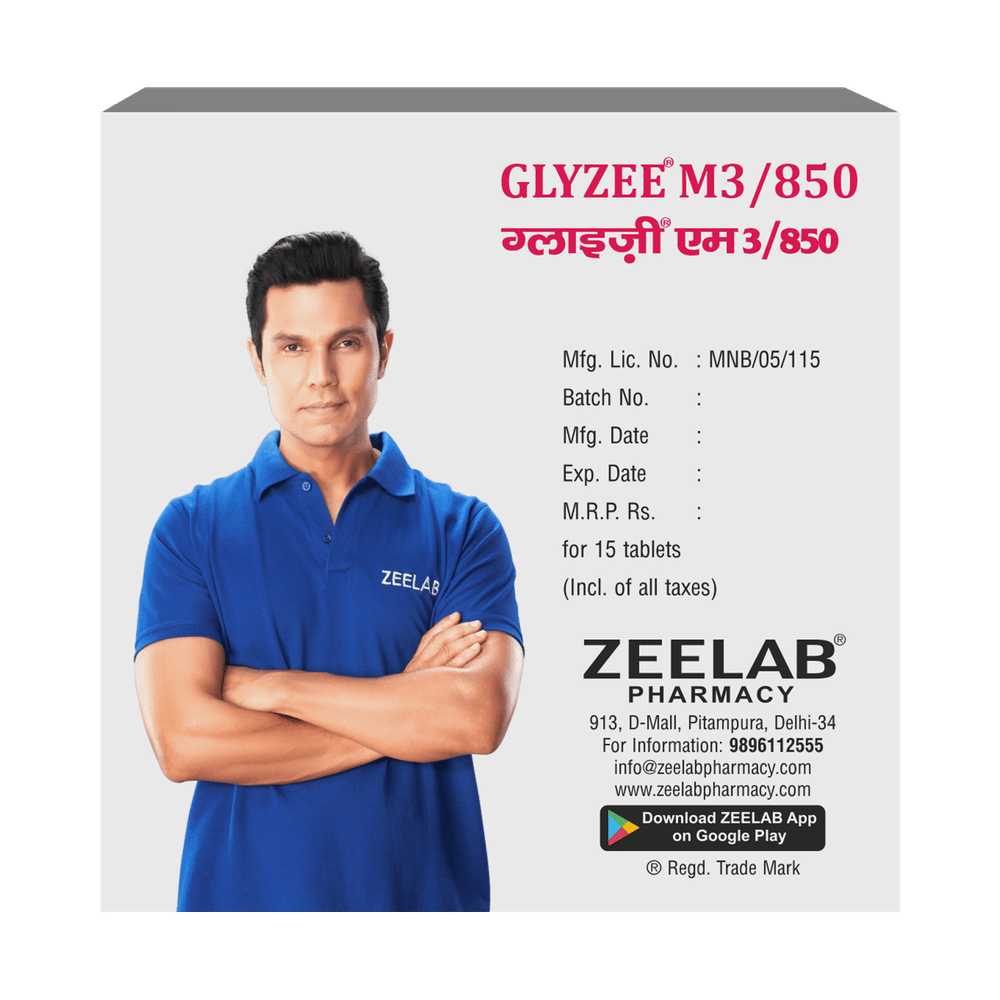 Glyzee M3/850 Tablet SR