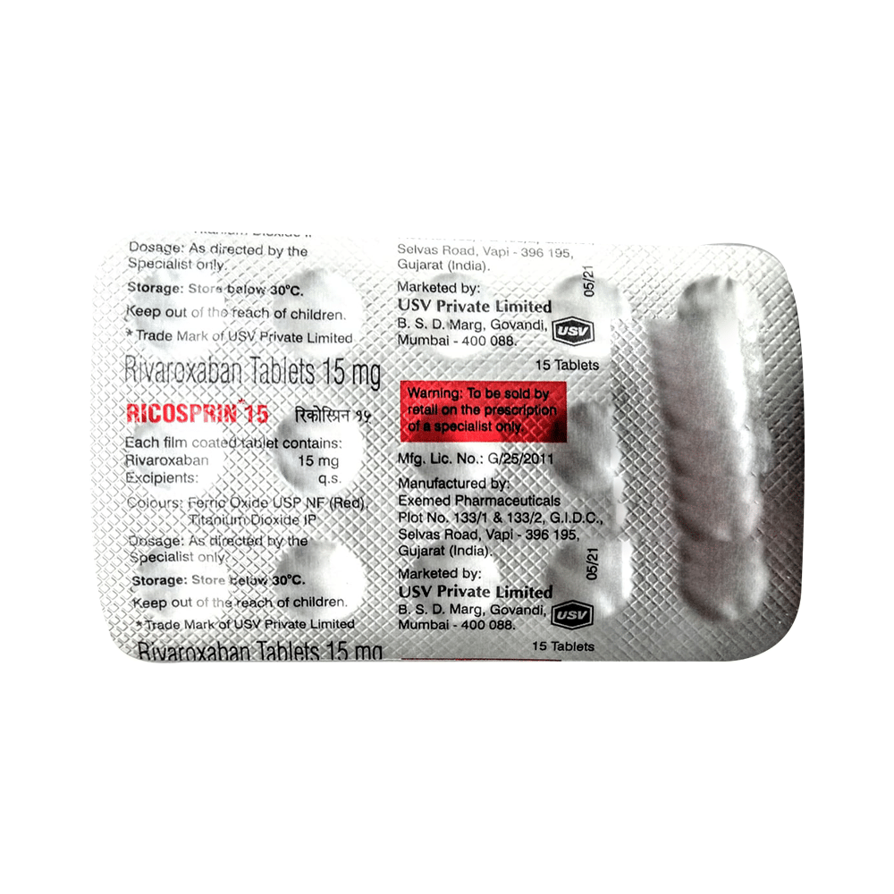 Ricosprin 15 Tablet