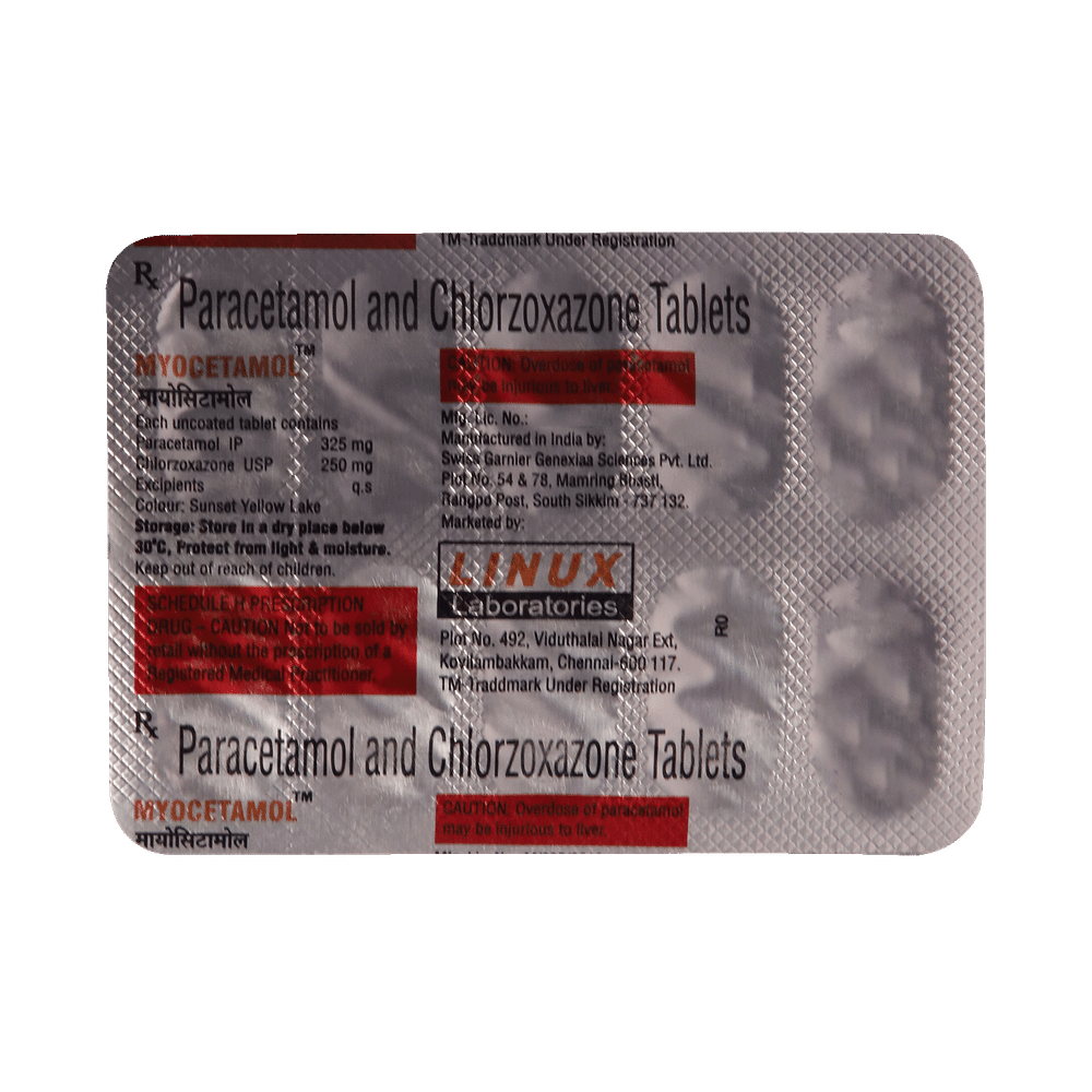 Myocetamol Tablet