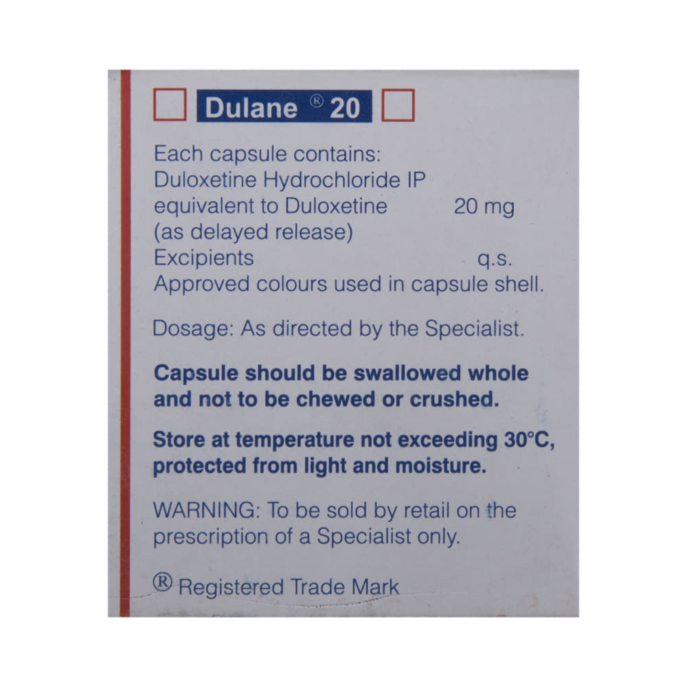 Dulane 20 Capsule DR