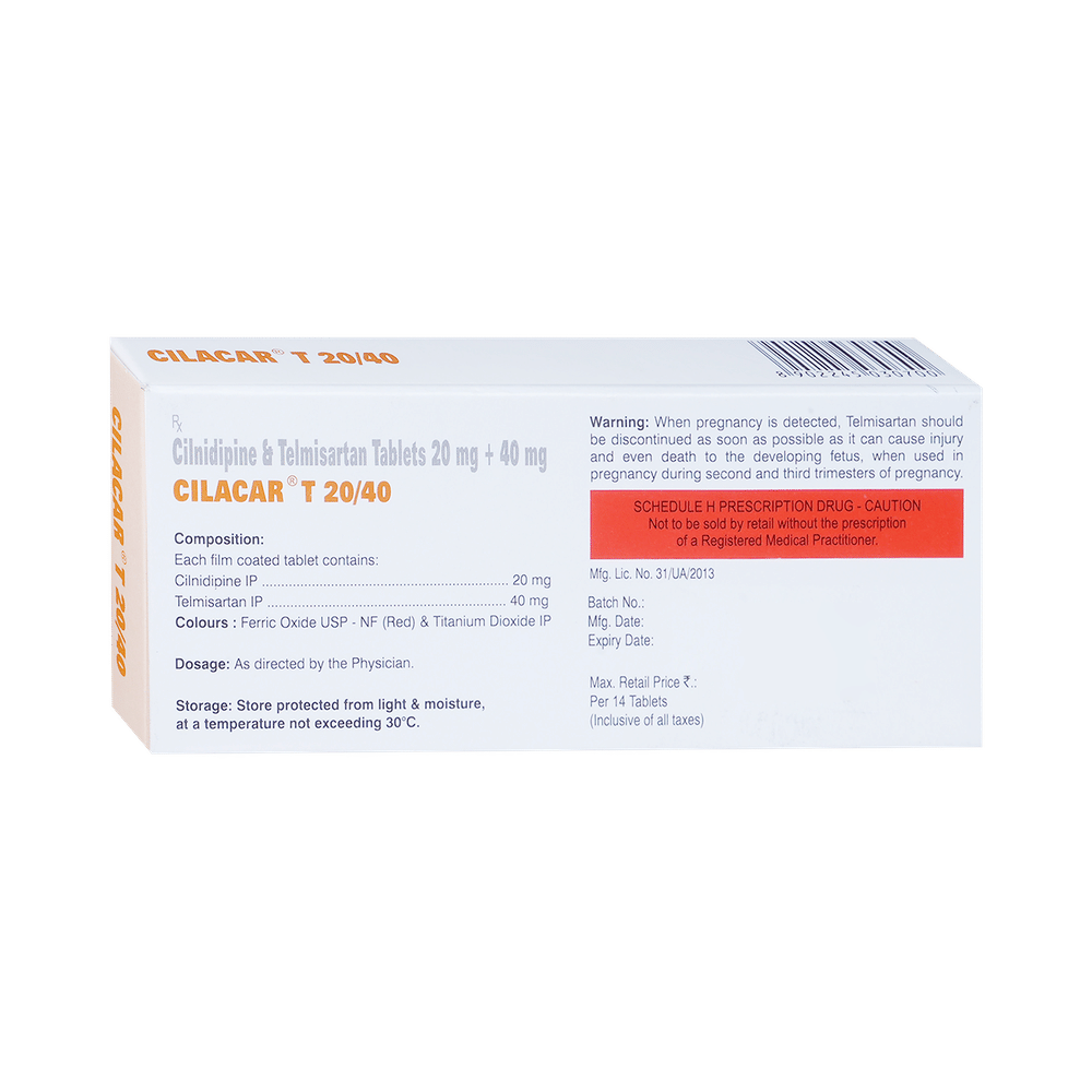 Cilacar T 20/40 Tablet