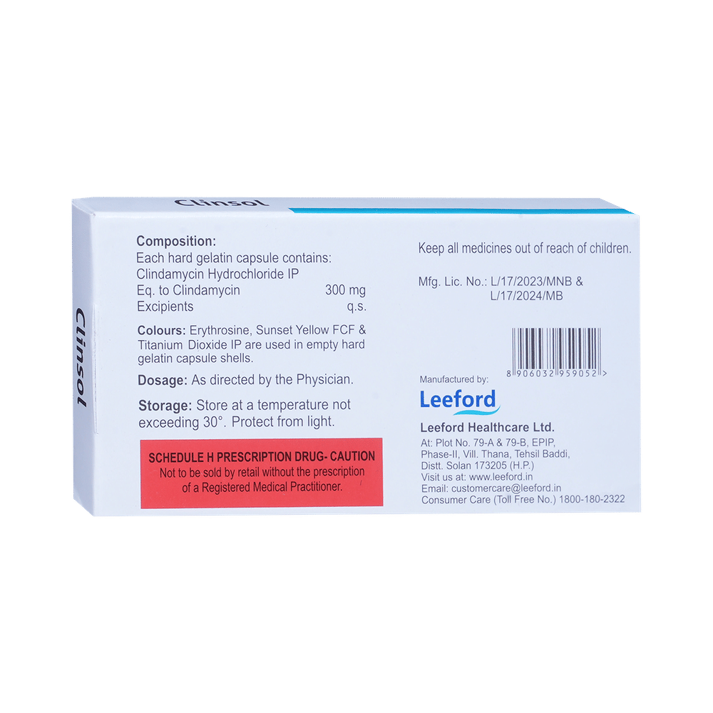 Clinsol 300mg Capsule