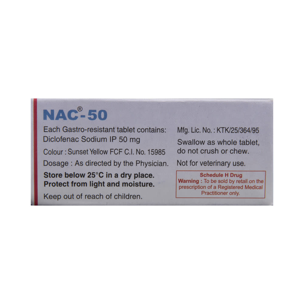 NAC 50 Tablet