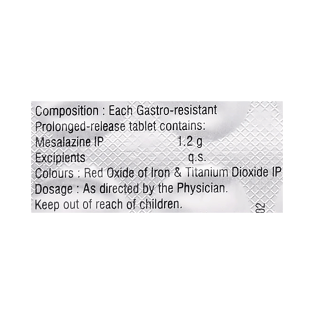 Mesalacure 1200mg Tablet