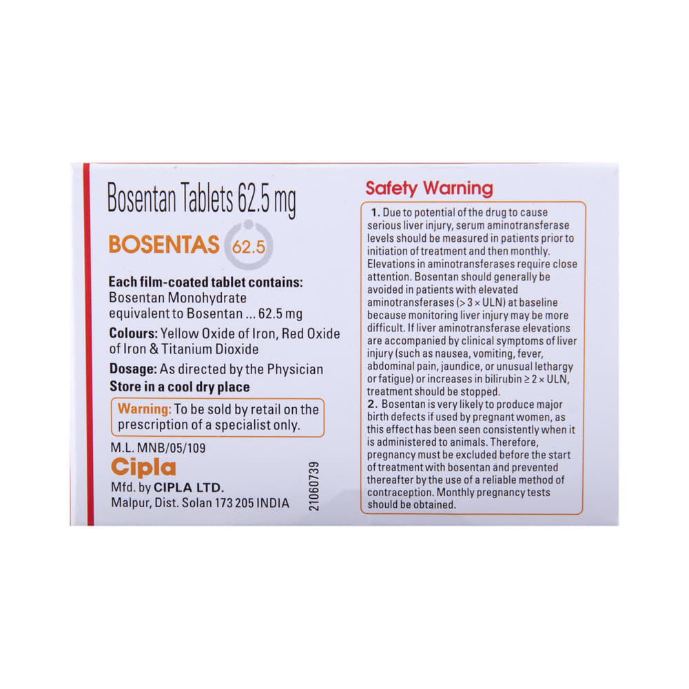 Bosentas 62.5 Tablet