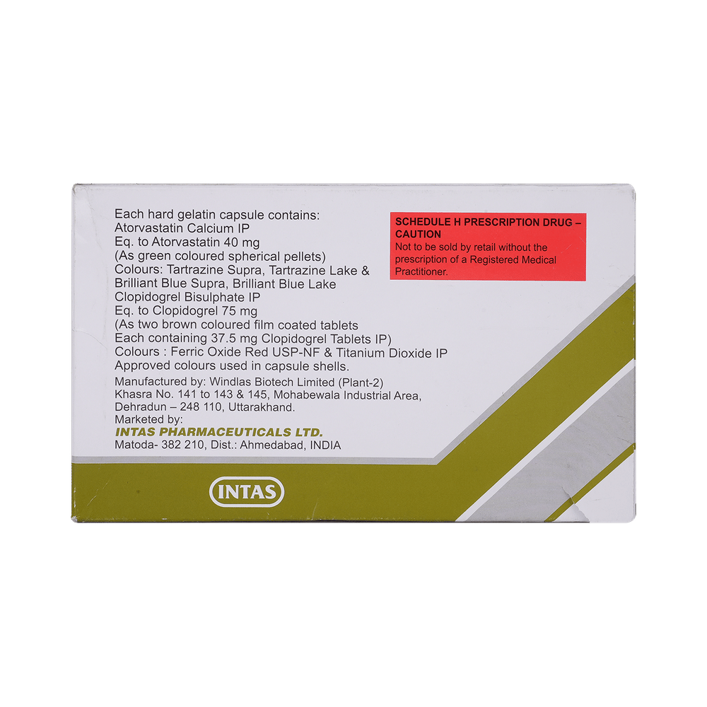 Lipicure CV 40mg/75mg Capsule