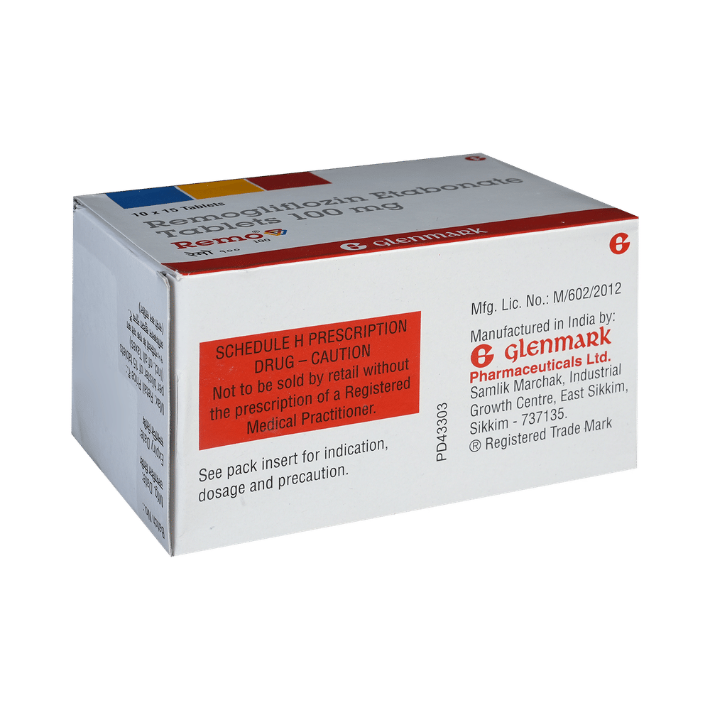 Remo 100mg Tablet