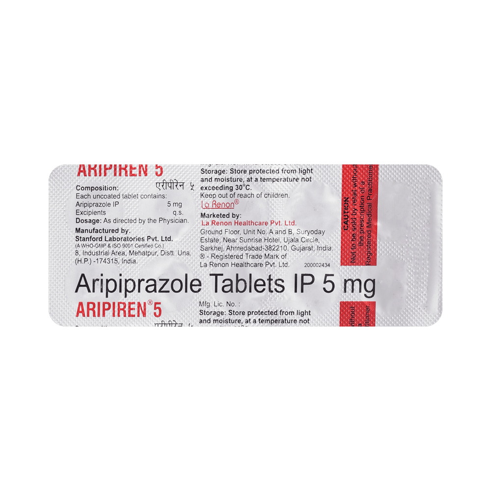 Aripiren 5mg Tablet