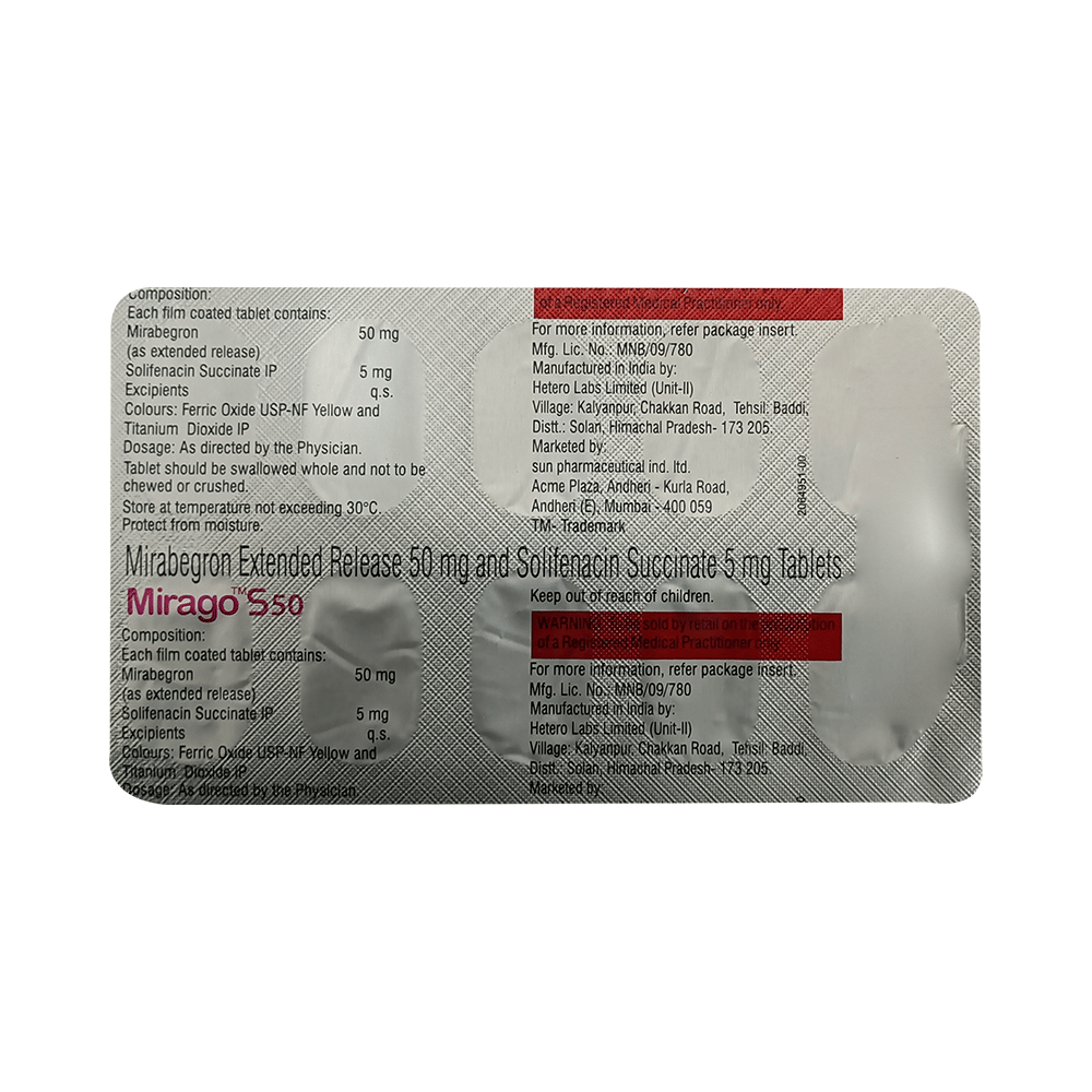 Mirago S 50 Tablet ER