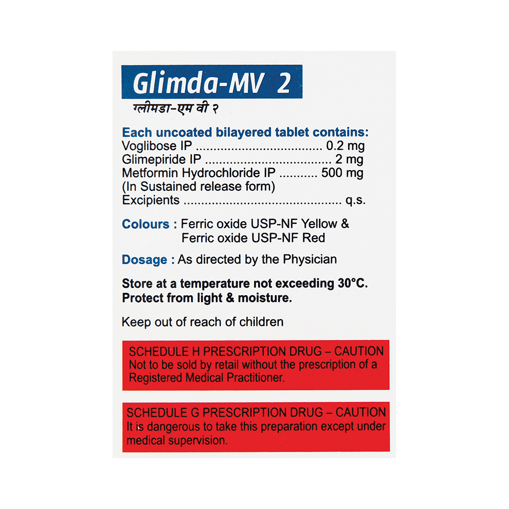 GlimDA-MV 2 Tablet SR