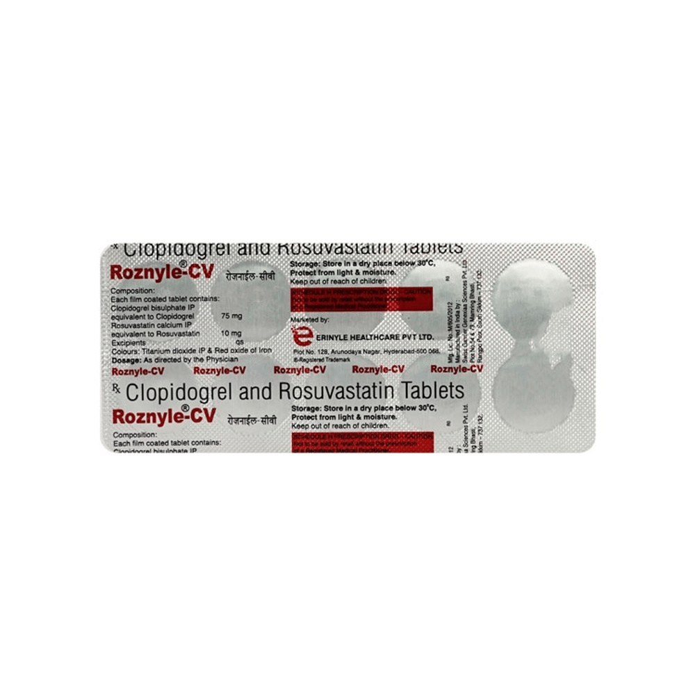 Roznyle CV 10mg/75mg Tablet