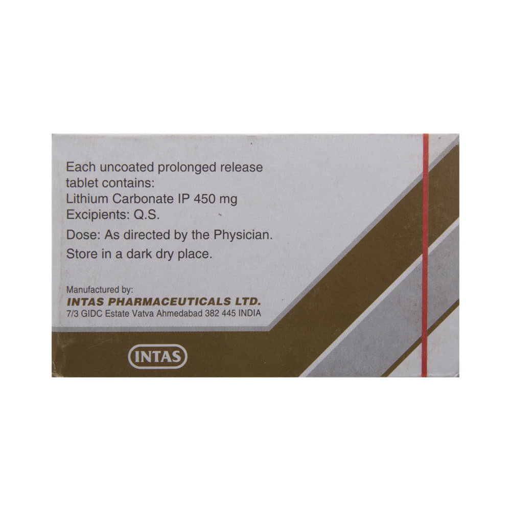 Intalith CR 450 Tablet