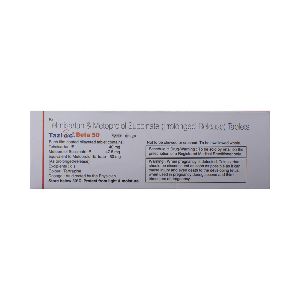TAZloC- Beta 50 Tablet PR