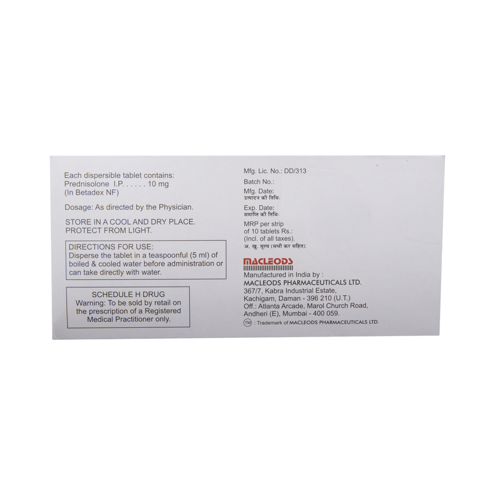 Omnacortil 10 Tablet DT