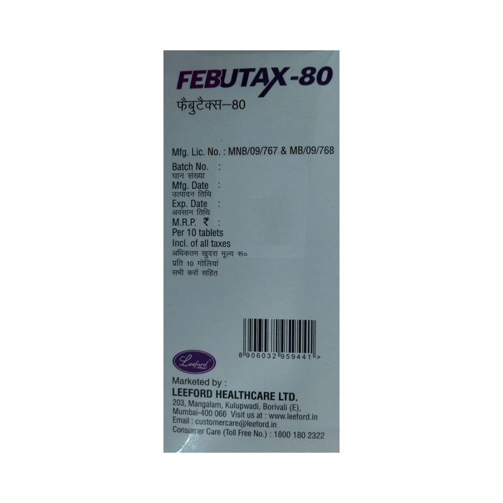 Febutax 80 Tablet