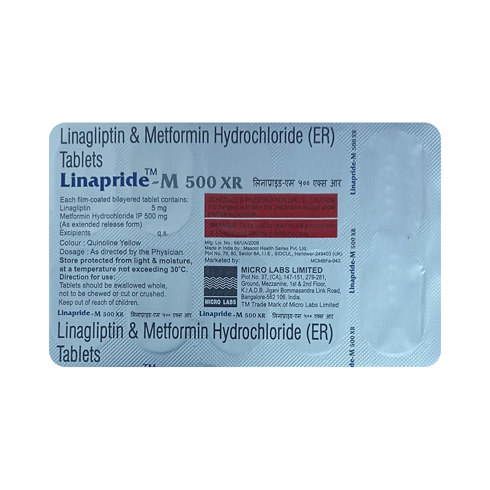 Linapride-M 500 XR Tablet