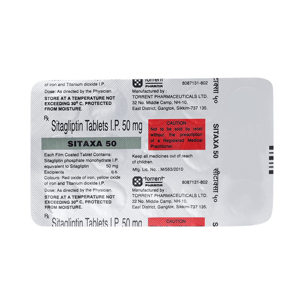 SitaXA 50mg Tablet