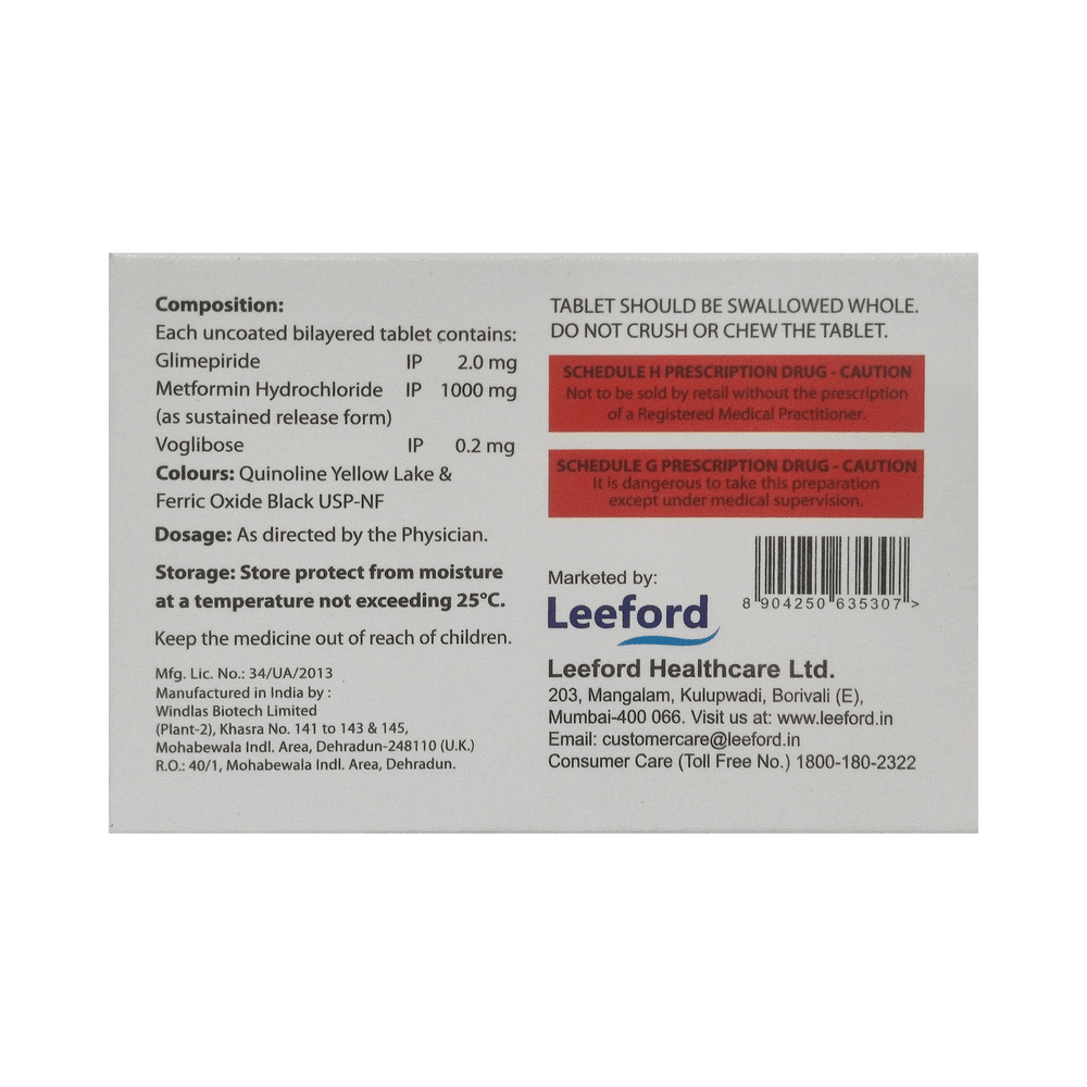 Voglimet-GM 2 Forte Tablet SR