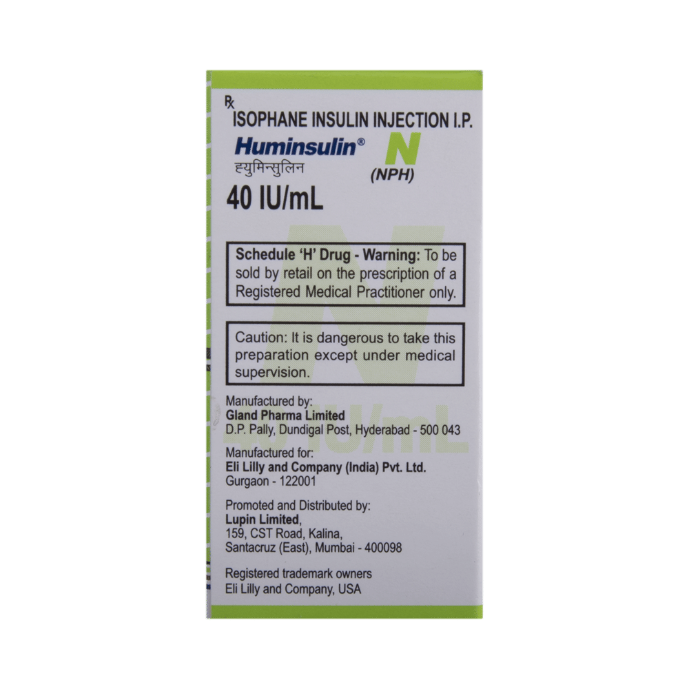 HUMINsulin N 40IU/ml Suspension for Injection