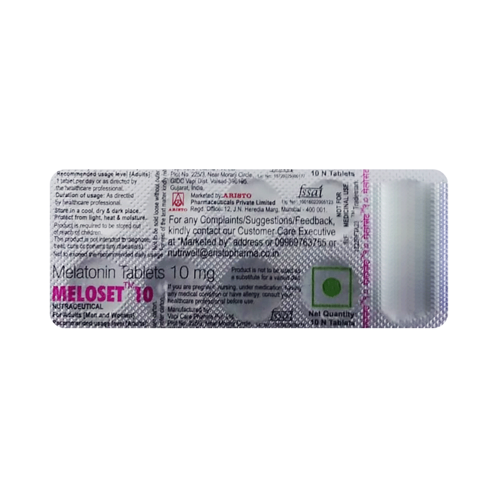 Meloset 10mg Tablet