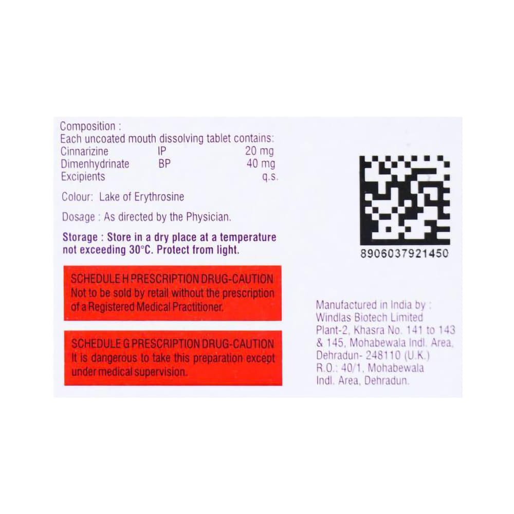 Vomivert 20mg/40mg Tablet