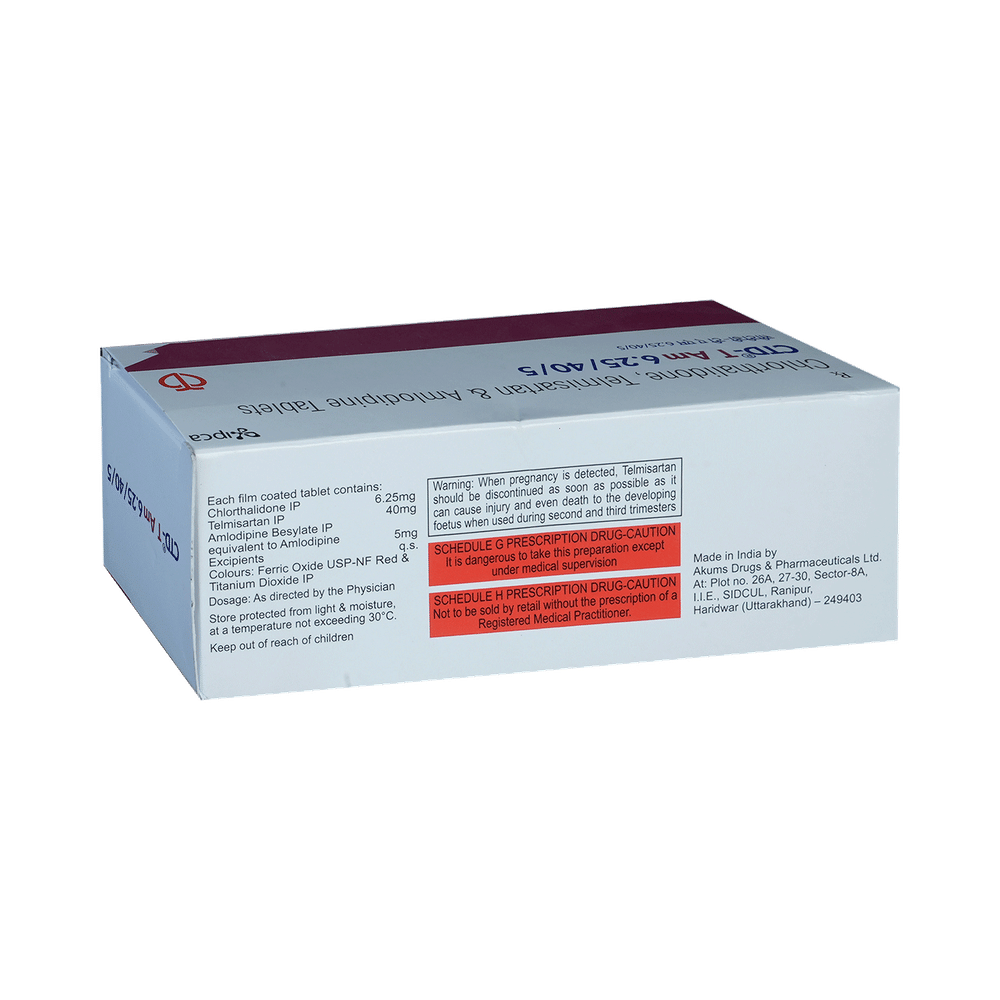 CTD-T AM 6.25/40/5 Tablet