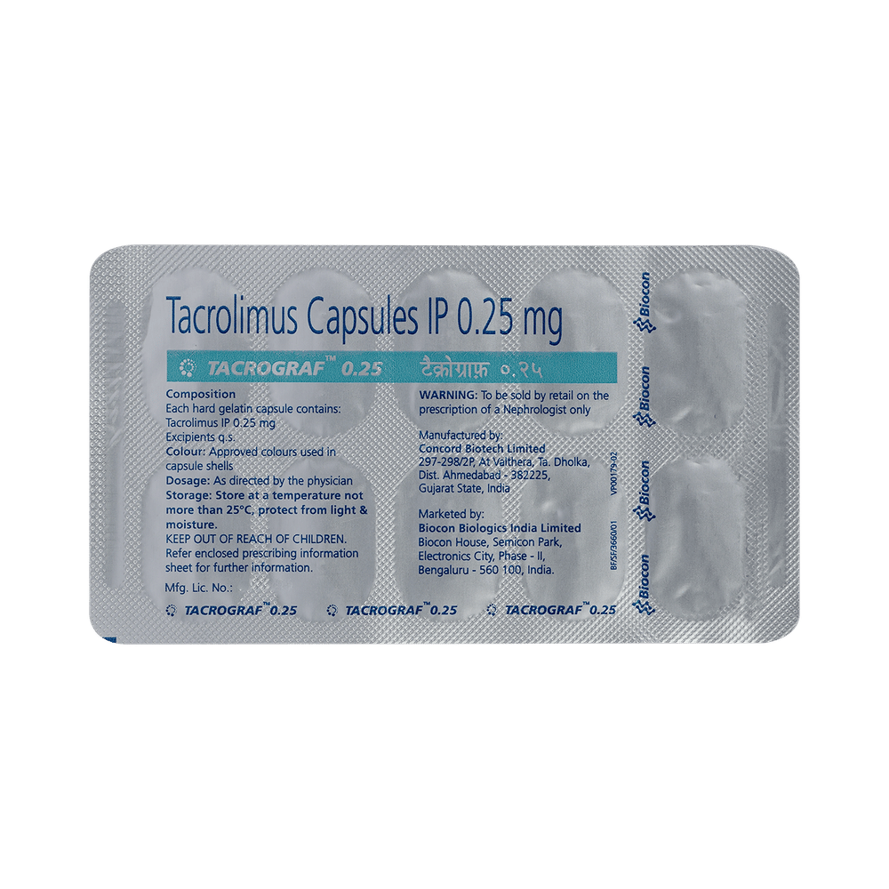 Tacrograf 0.25 Capsule