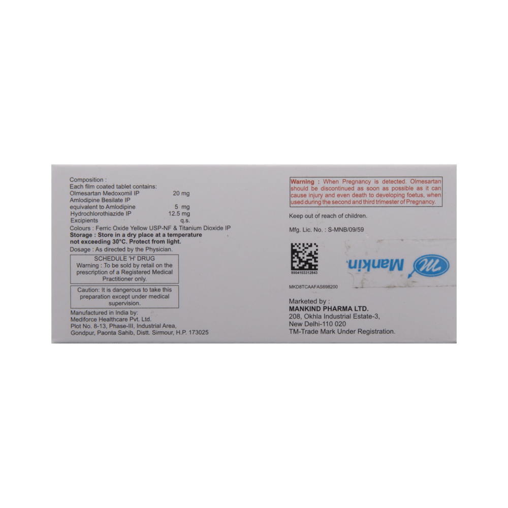 Olmetime-AMH 20 Tablet