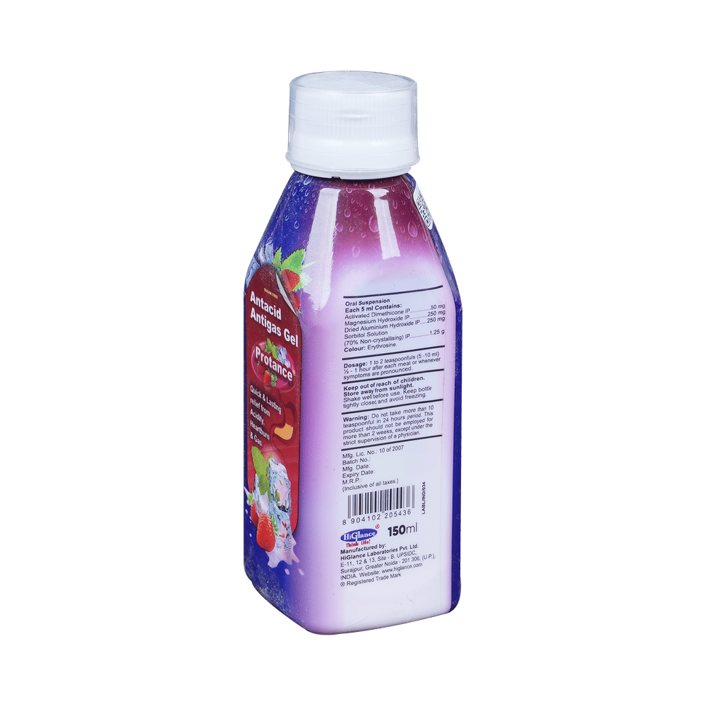 Protance Antacid Antigas Gel Sugar Free