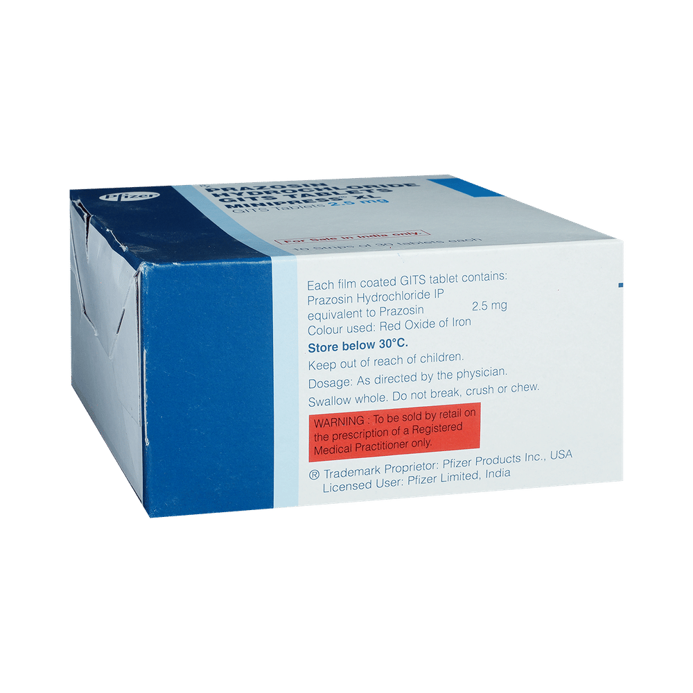 Minipress XL 2.5mg Tablet