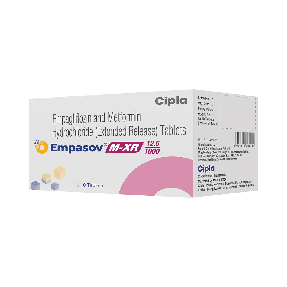 Empasov M-XR 12.5/1000 Tablet