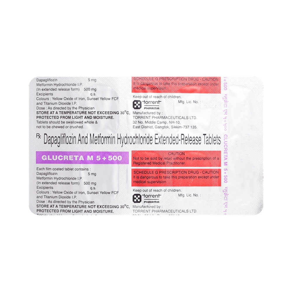 Glucreta M 5/500 Tablet ER