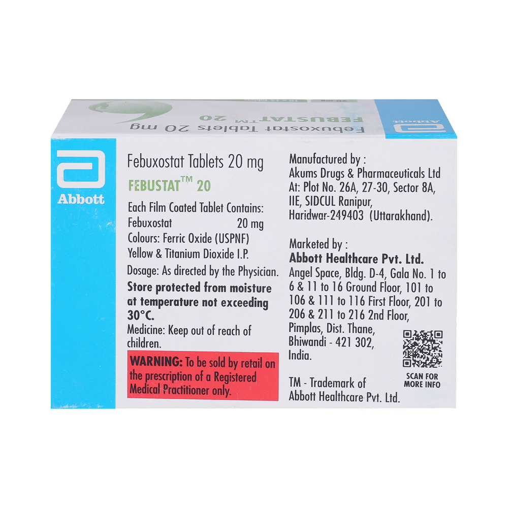 Febustat 20mg Tablet