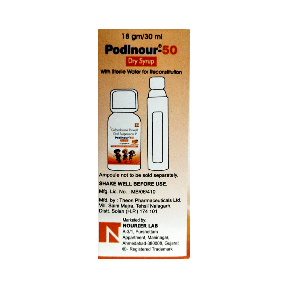 Podinour 50 Oral Suspension Orange