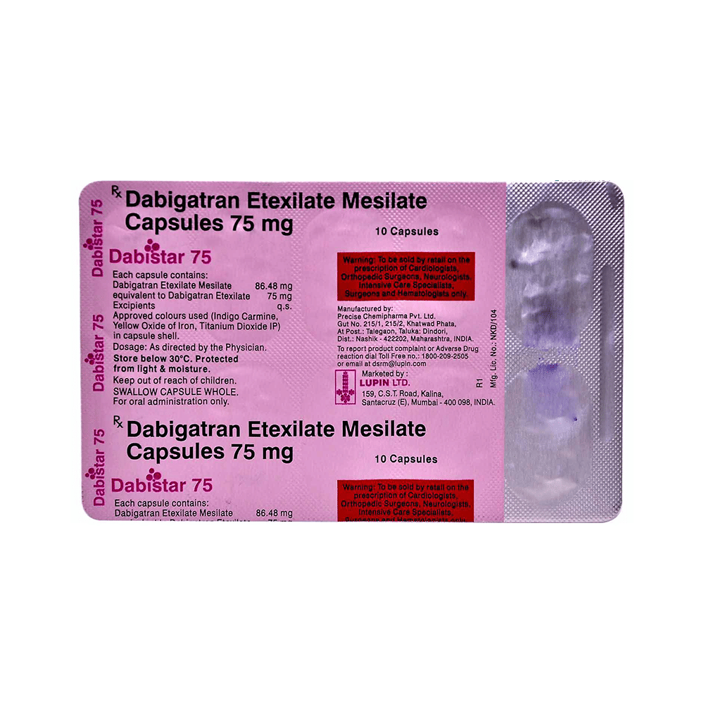 DABIstar 75mg Capsule