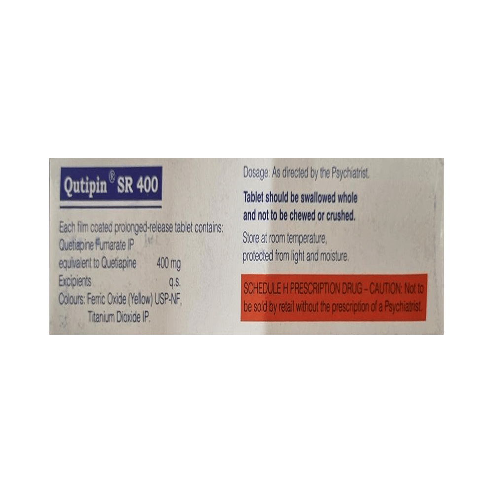 Qutipin SR 400 Tablet