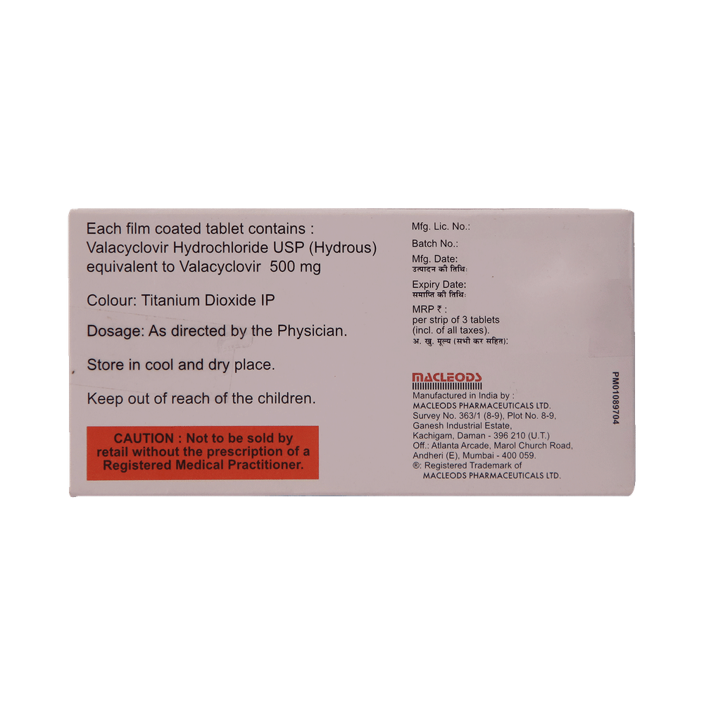 Valamac 500mg Tablet